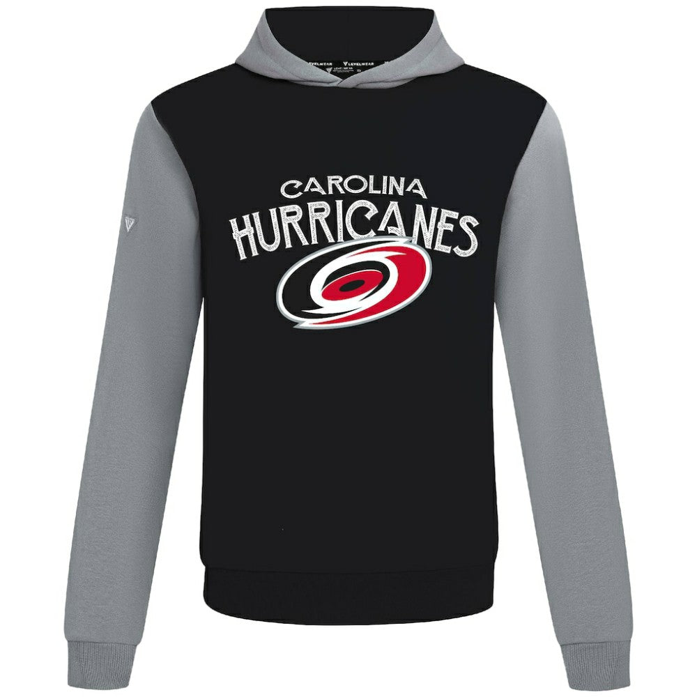 Carolina Hurricanes Levelwear Ultimate Mission Pullover Hoodie - Black/Gray | US 203091708