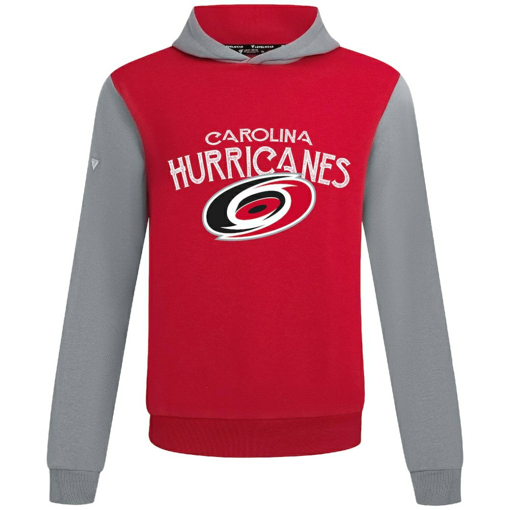 Carolina Hurricanes Levelwear Ultimate Mission Pullover Hoodie - Red/Gray | US 203091709