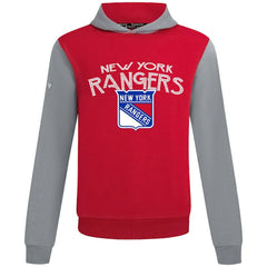 New York Rangers Levelwear Ultimate Mission Pullover Hoodie - Red/Gray | US 203091711