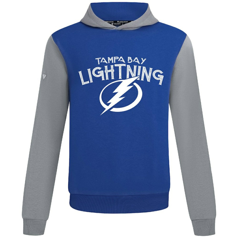Tampa Bay Lightning Levelwear Ultimate Mission Pullover Hoodie - Royal/Gray | US 203091720