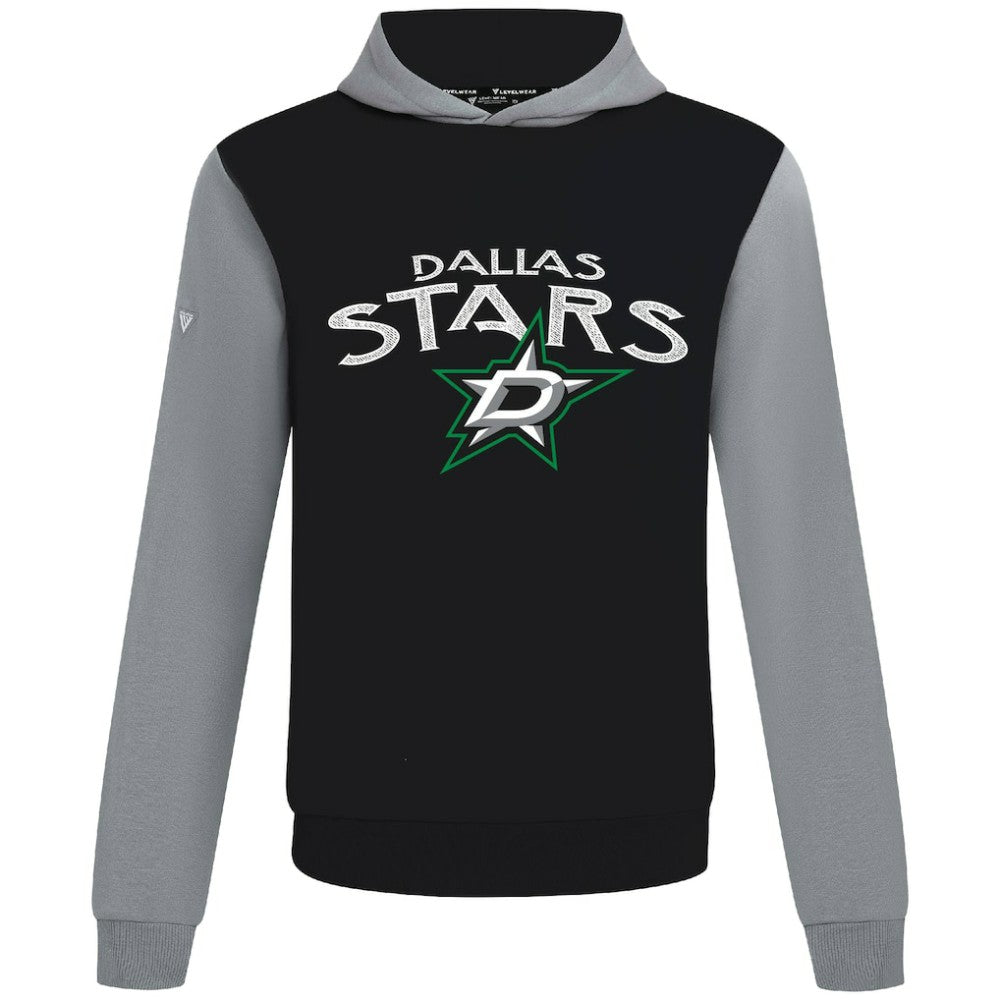 Dallas Stars Levelwear Ultimate Mission Pullover Hoodie - Black/Gray | US 203091726