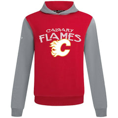 Calgary Flames Levelwear Ultimate Mission Pullover Hoodie - Red/Gray | US 203091732