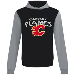 Calgary Flames Levelwear Ultimate Mission Pullover Hoodie - Black/Gray | US 203091734