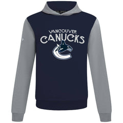 Vancouver Canucks Levelwear Ultimate Mission Pullover Hoodie - Navy/Gray | US 203091738