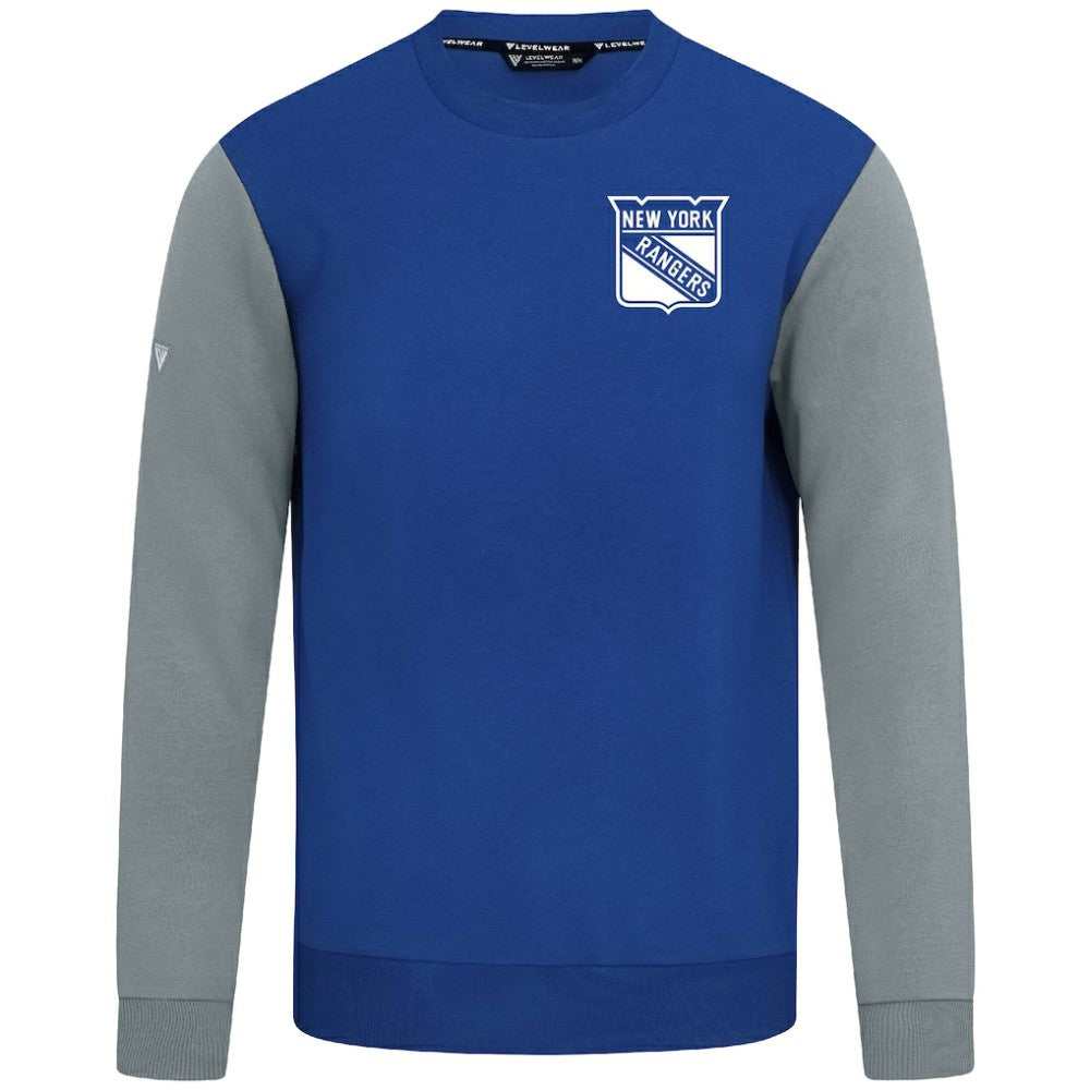 New York Rangers Levelwear Ultimate Response Sweatshirt - Royal/Gray | US 203091750