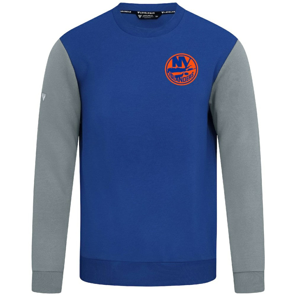 New York Islanders Levelwear Ultimate Response Sweatshirt - Royal/Gray | US 203091753