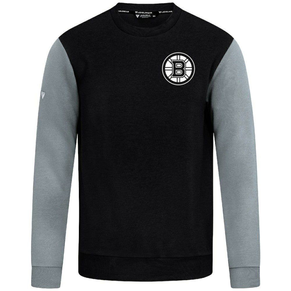 Boston Bruins Levelwear Ultimate Response Sweatshirt - Black/Gray | US 203091758