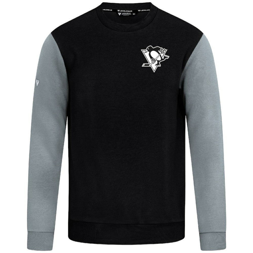 Pittsburgh Penguins Levelwear Ultimate Response Sweatshirt - Black/Gray | US 203091762
