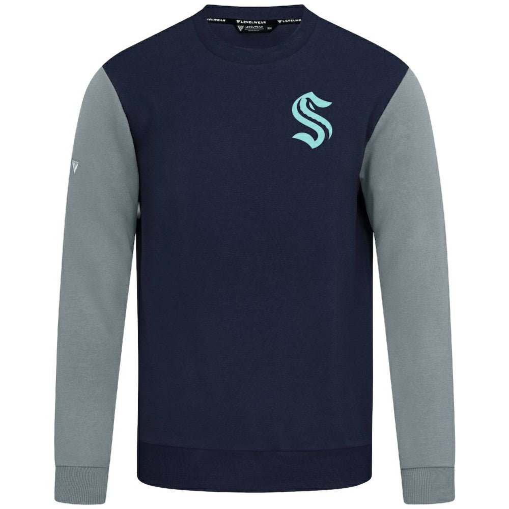 Seattle Kraken Levelwear Ultimate Response Sweatshirt - Deep Sea Blue/Gray | US 203091772