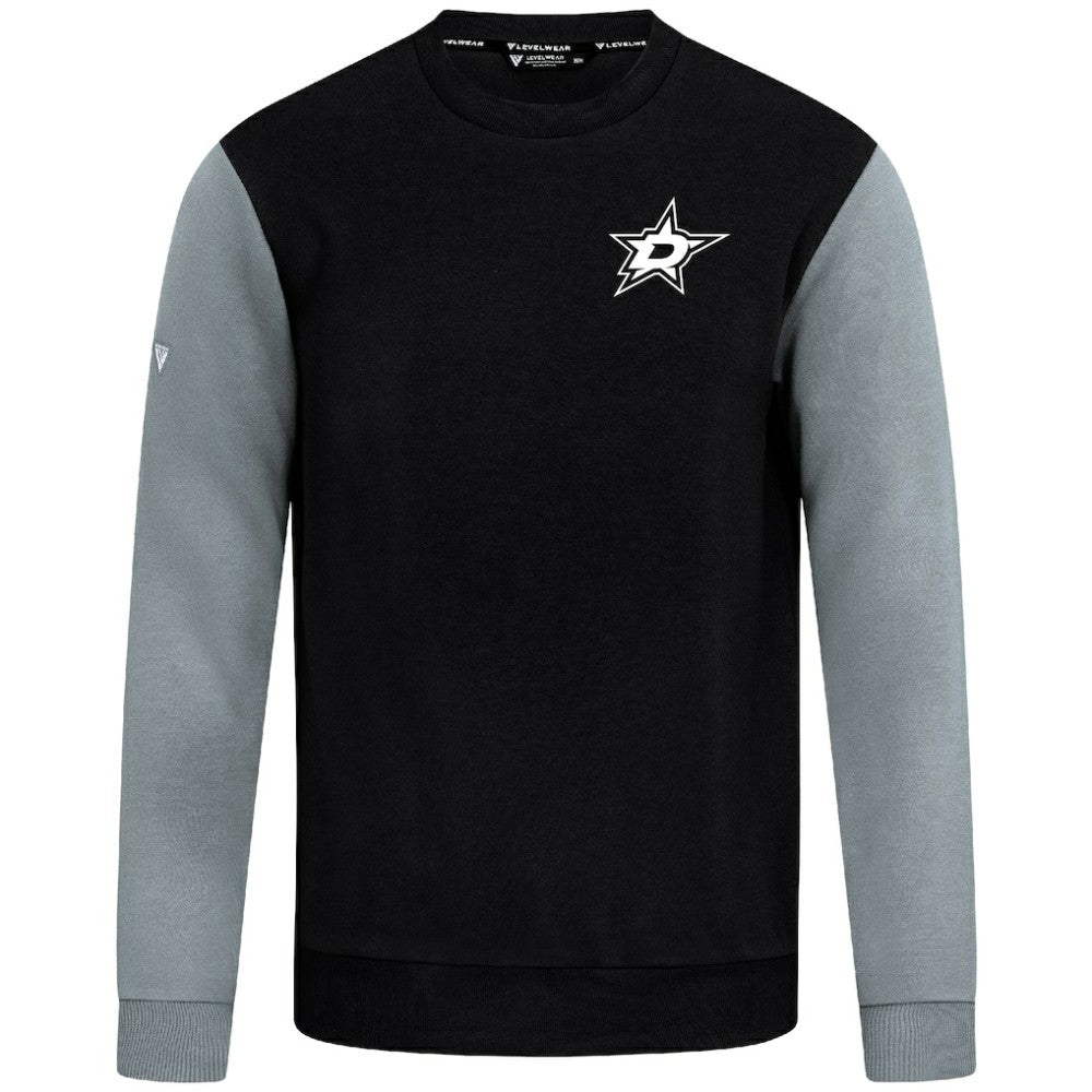 Dallas Stars Levelwear Ultimate Response Sweatshirt - Black/Gray | US 203091781