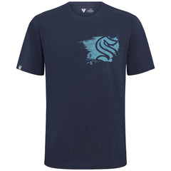 Seattle Kraken Levelwear Focal Blasted T-Shirt - Deep Sea Blue | US 203091832