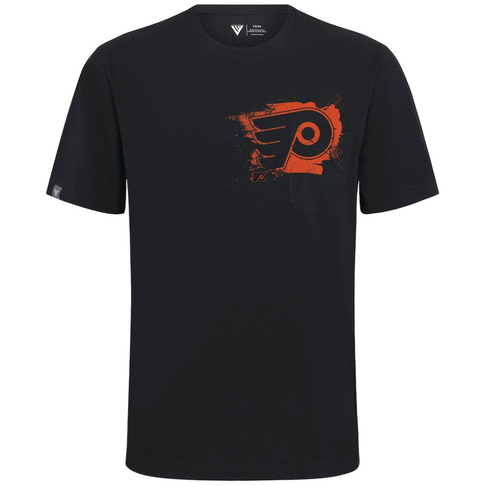 Philadelphia Flyers Levelwear Focal Blasted T-Shirt - Black | US 203091841