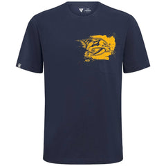 Nashville Predators Levelwear Focal Blasted T-Shirt - Navy | US 203091849