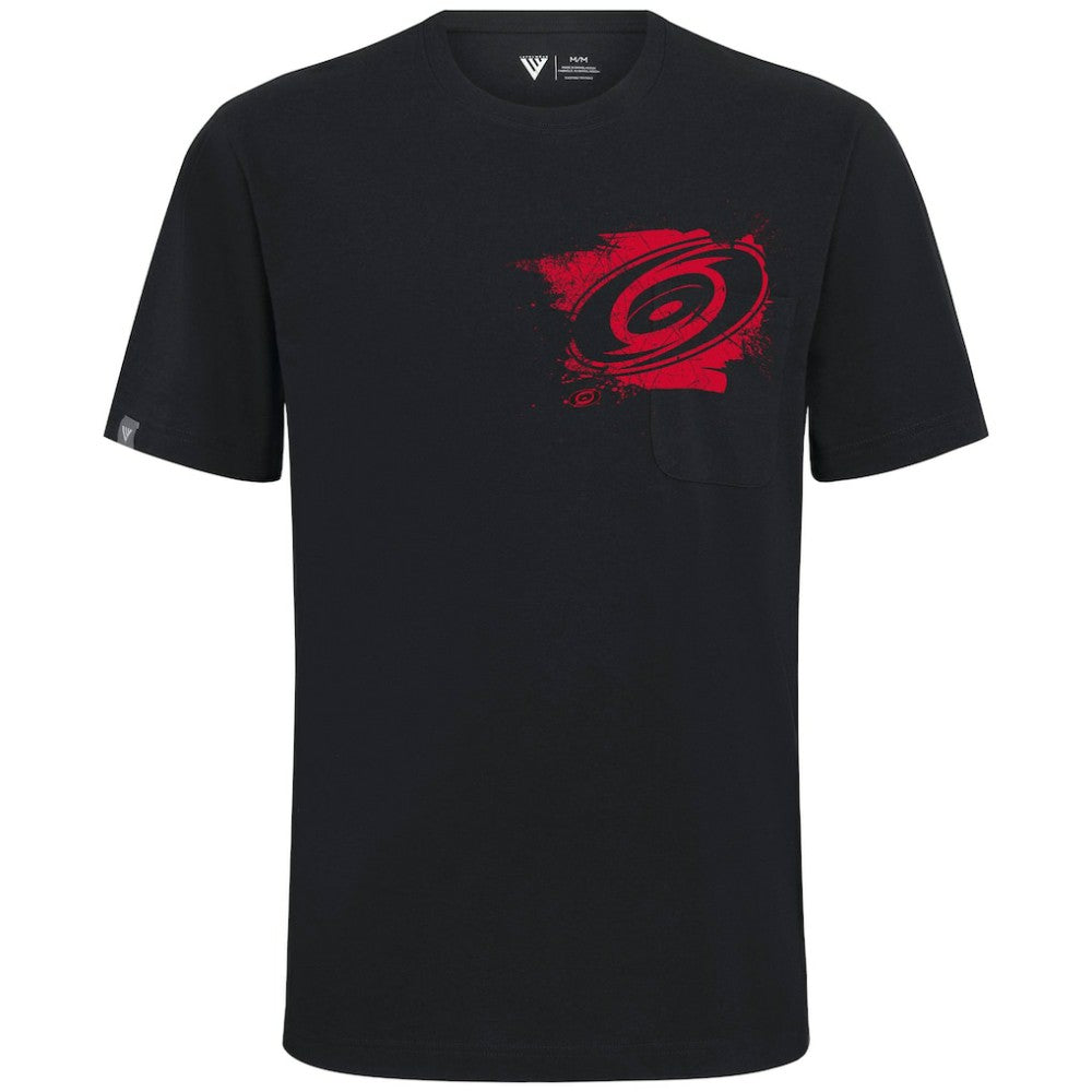 Carolina Hurricanes Levelwear Focal Blasted T-Shirt - Black | US 203091861