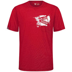 New York Rangers Levelwear Focal Blasted T-Shirt - Red | US 203091876