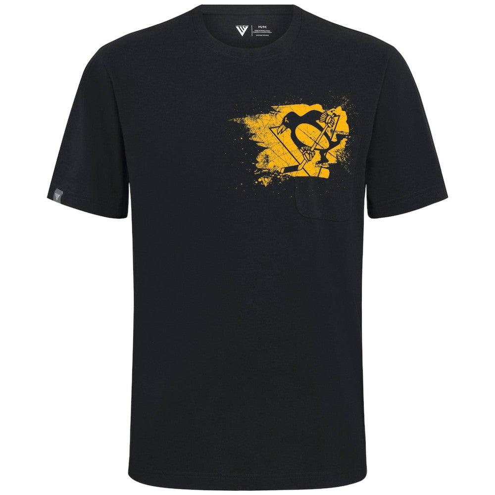 Pittsburgh Penguins Levelwear Focal Blasted T-Shirt - Black | US 203091881
