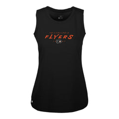 Philadelphia Flyers Levelwear Women's Macy Scratched Tank Top - Black | US 203091895