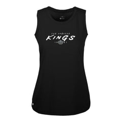 Los Angeles Kings Levelwear Women's Macy Scratched Tank Top - Black | US 203091918
