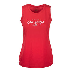 Detroit Red Wings Levelwear Women's Macy Scratched Tank Top - Red | US 203091932