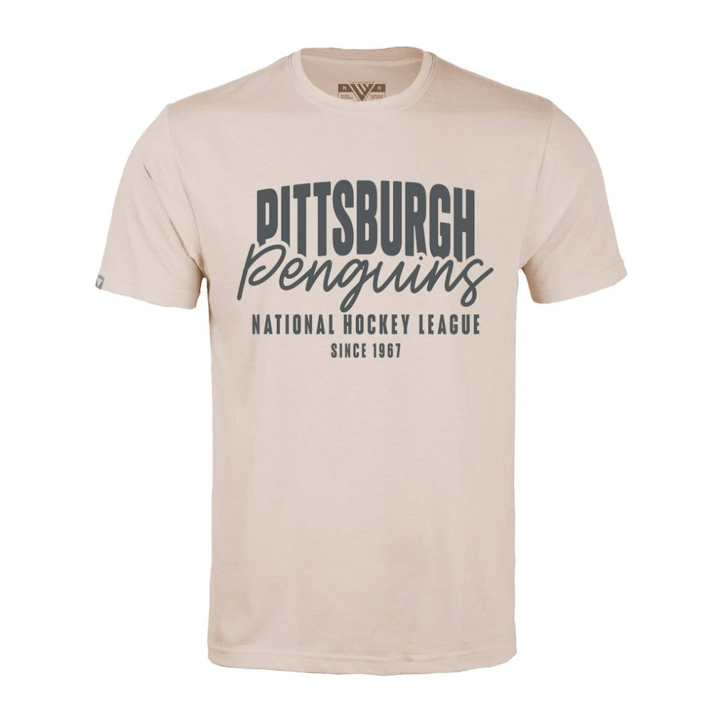 Pittsburgh Penguins Levelwear Richmond Response T-Shirt - Khaki | US 203091949
