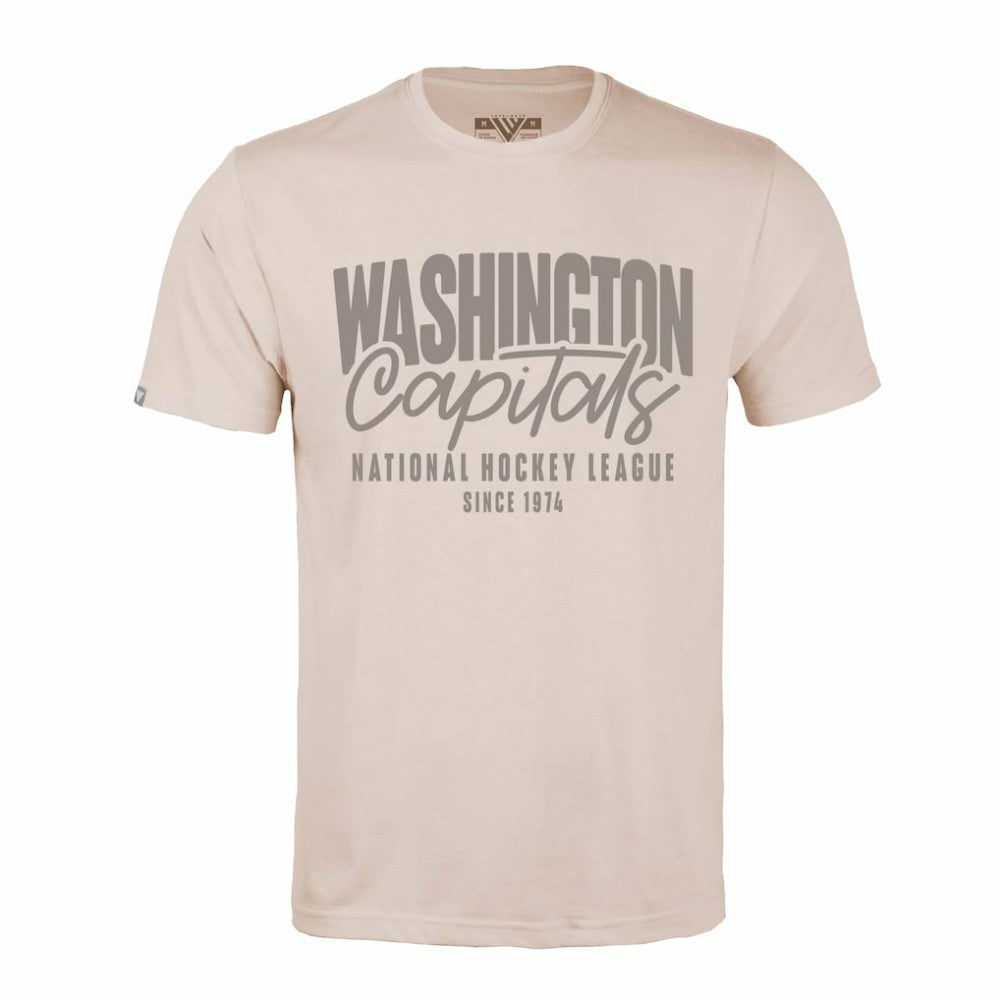 Washington Capitals Levelwear Richmond Response T-Shirt - Khaki | US 203091966