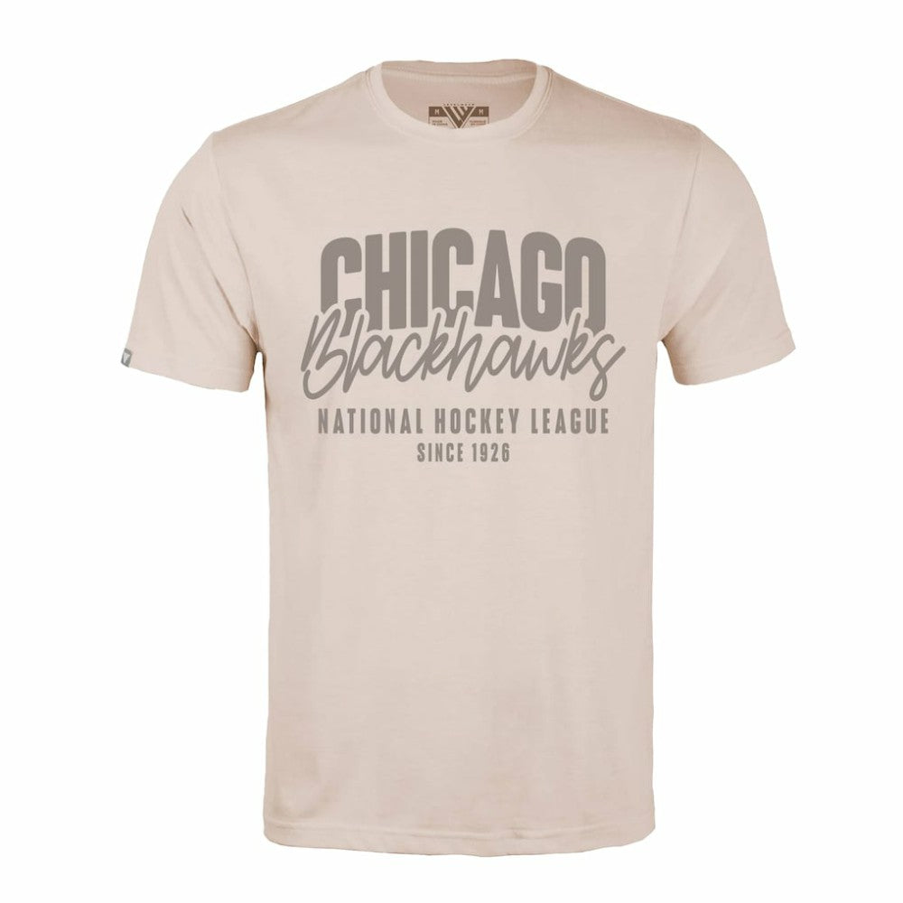 Chicago Blackhawks Levelwear Richmond Response T-Shirt - Khaki | US 203091979
