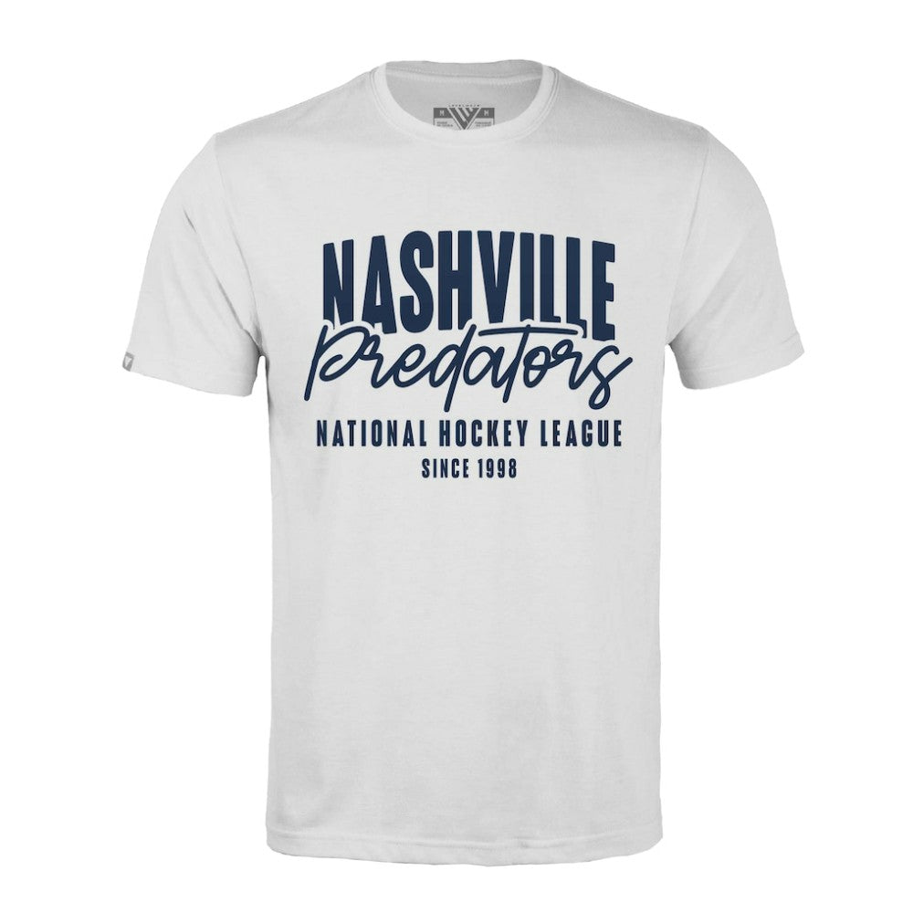 Nashville Predators Levelwear Richmond Response T-Shirt - White | US 203091991