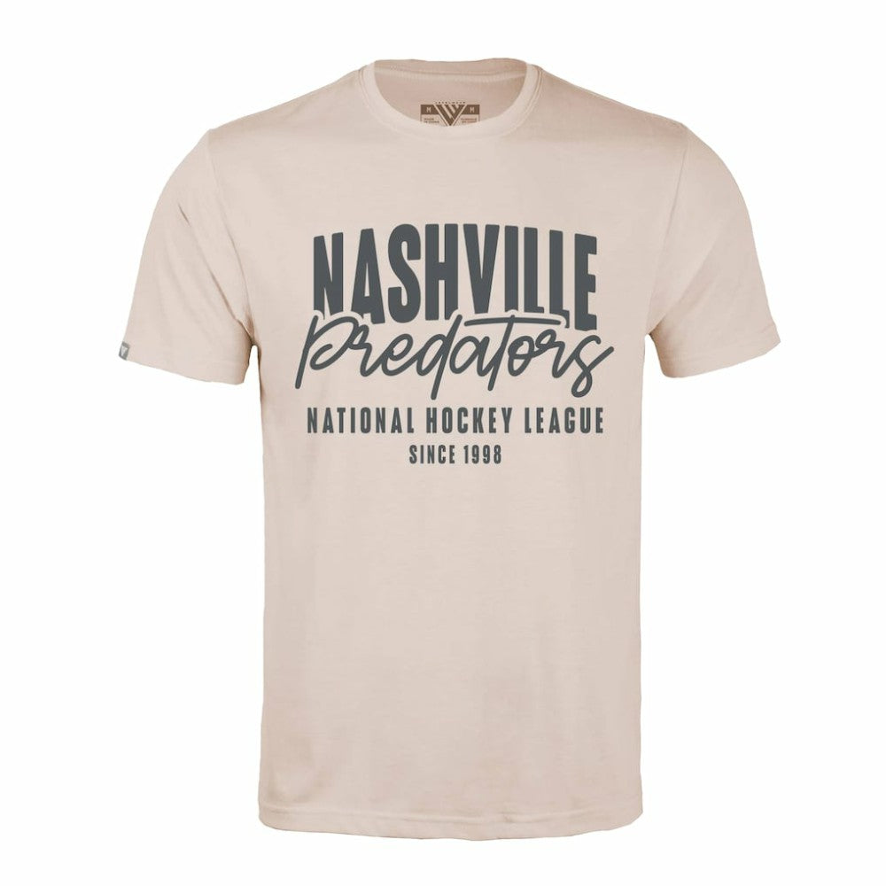 Nashville Predators Levelwear Richmond Response T-Shirt - Khaki | US 203091996