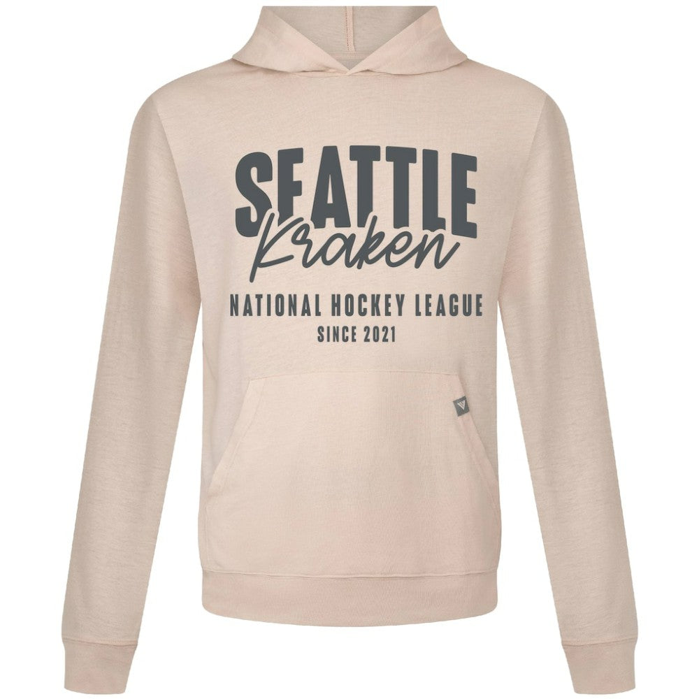 Seattle Kraken Levelwear Relay Response Pullover Hoodie - Khaki | US 203092039
