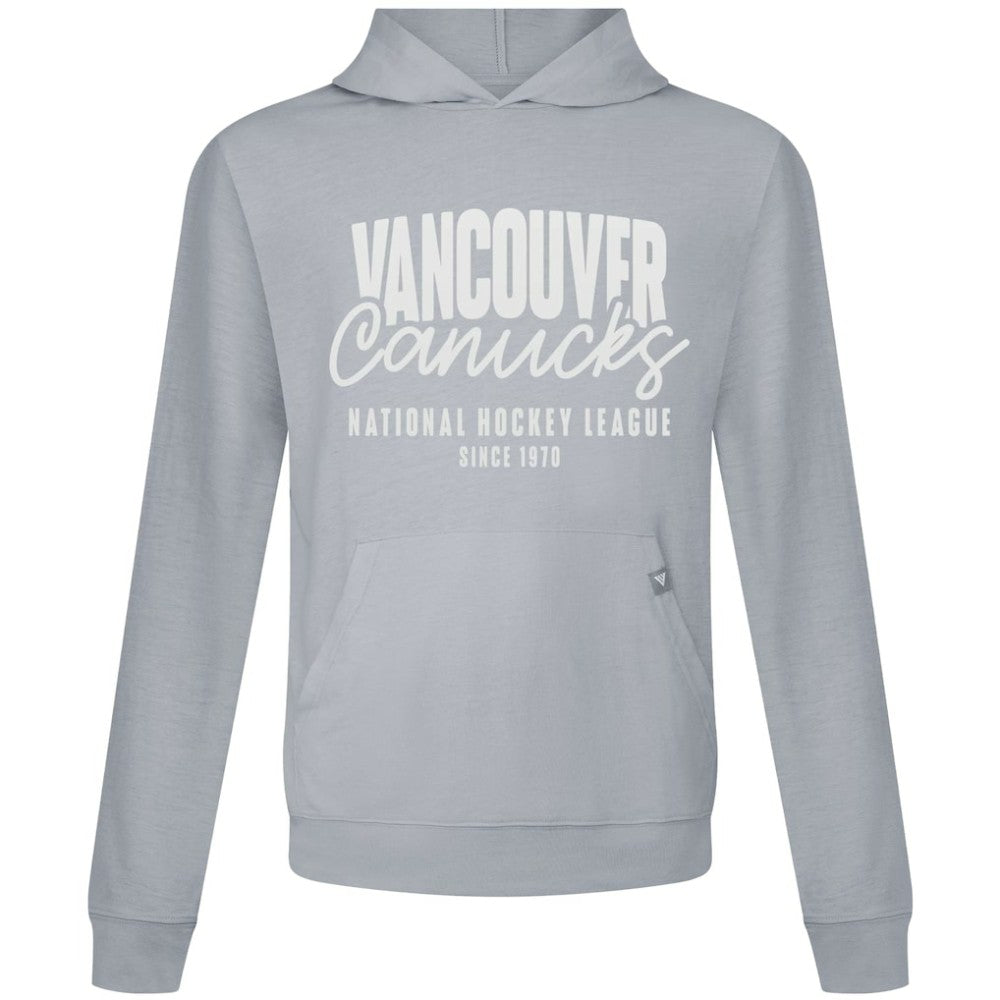 Vancouver Canucks Levelwear Relay Response Pullover Hoodie - Gray | US 203092050