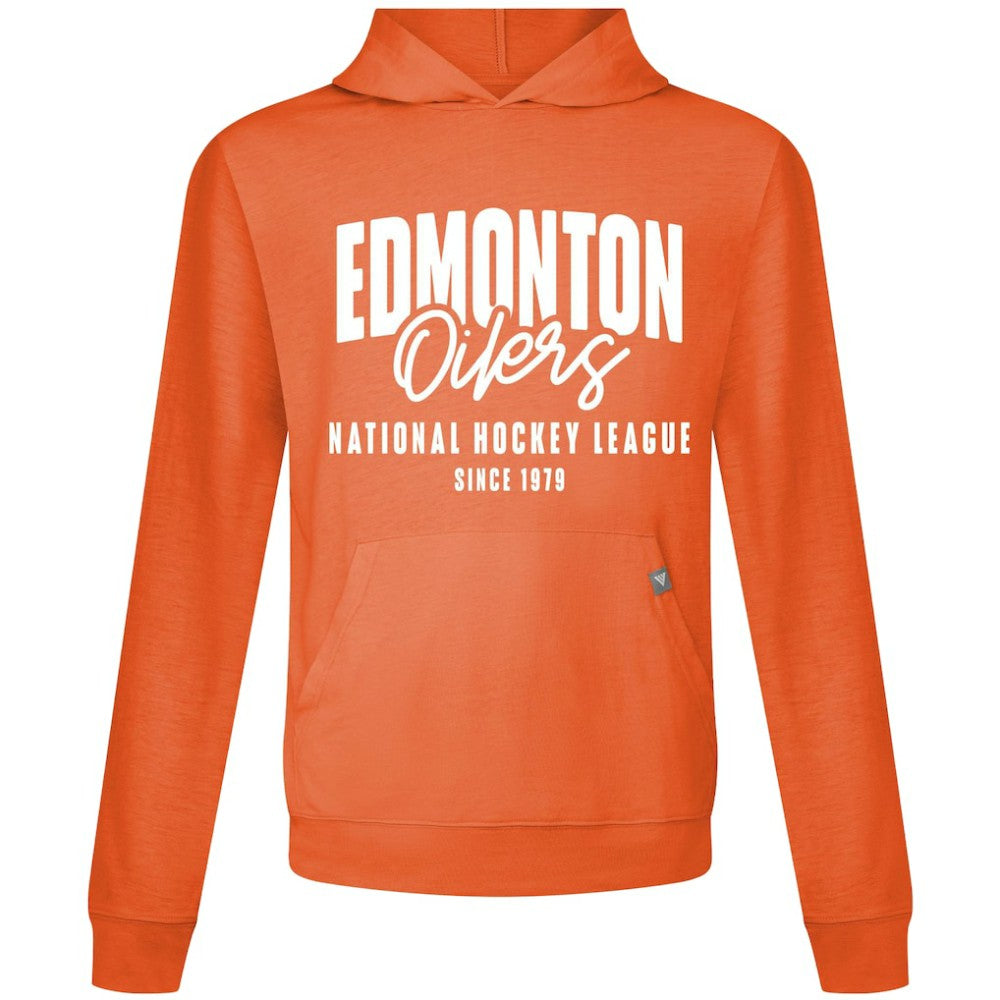 Edmonton Oilers Levelwear Relay Response Pullover Hoodie - Orange | US 203092056