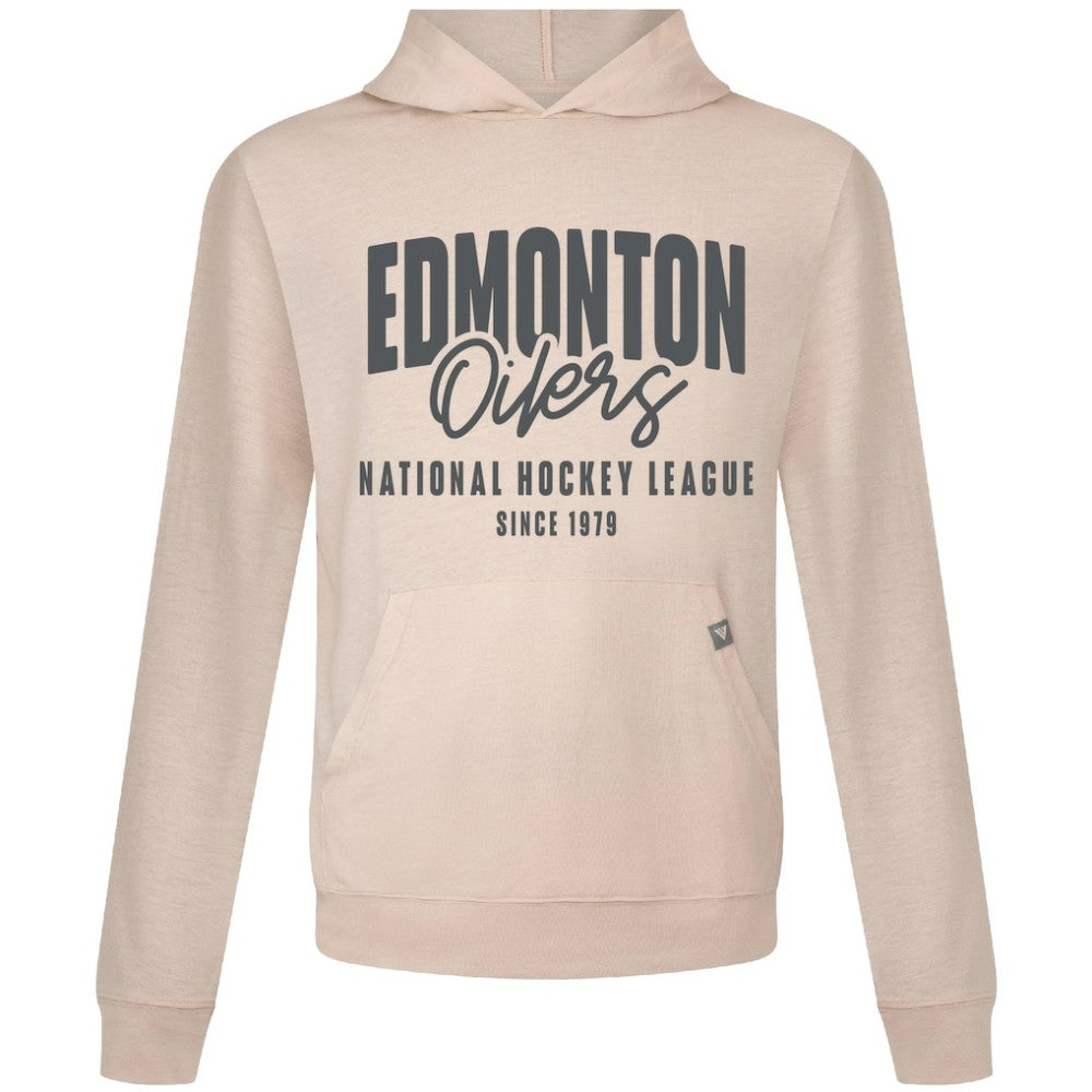 Edmonton Oilers Levelwear Relay Response Pullover Hoodie - Khaki | US 203092057