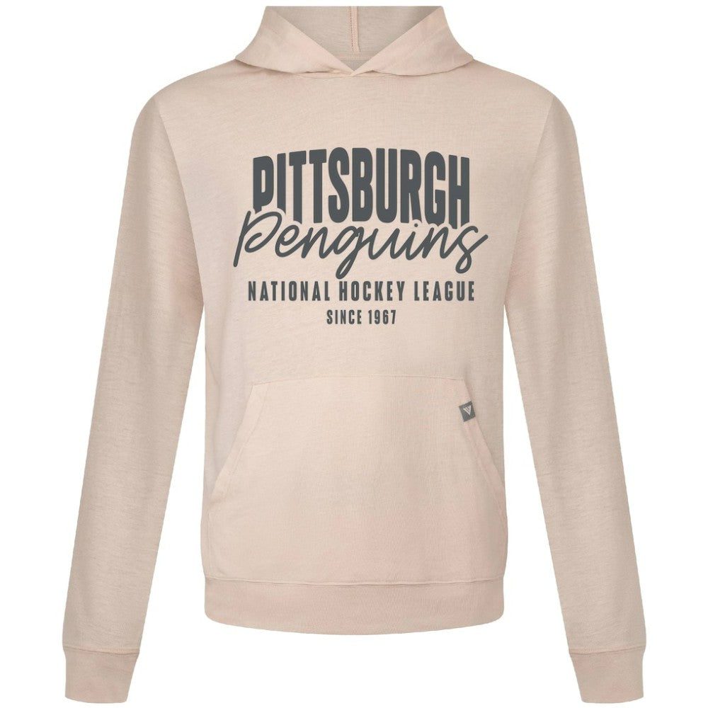 Pittsburgh Penguins Levelwear Relay Response Pullover Hoodie - Khaki | US 203092072