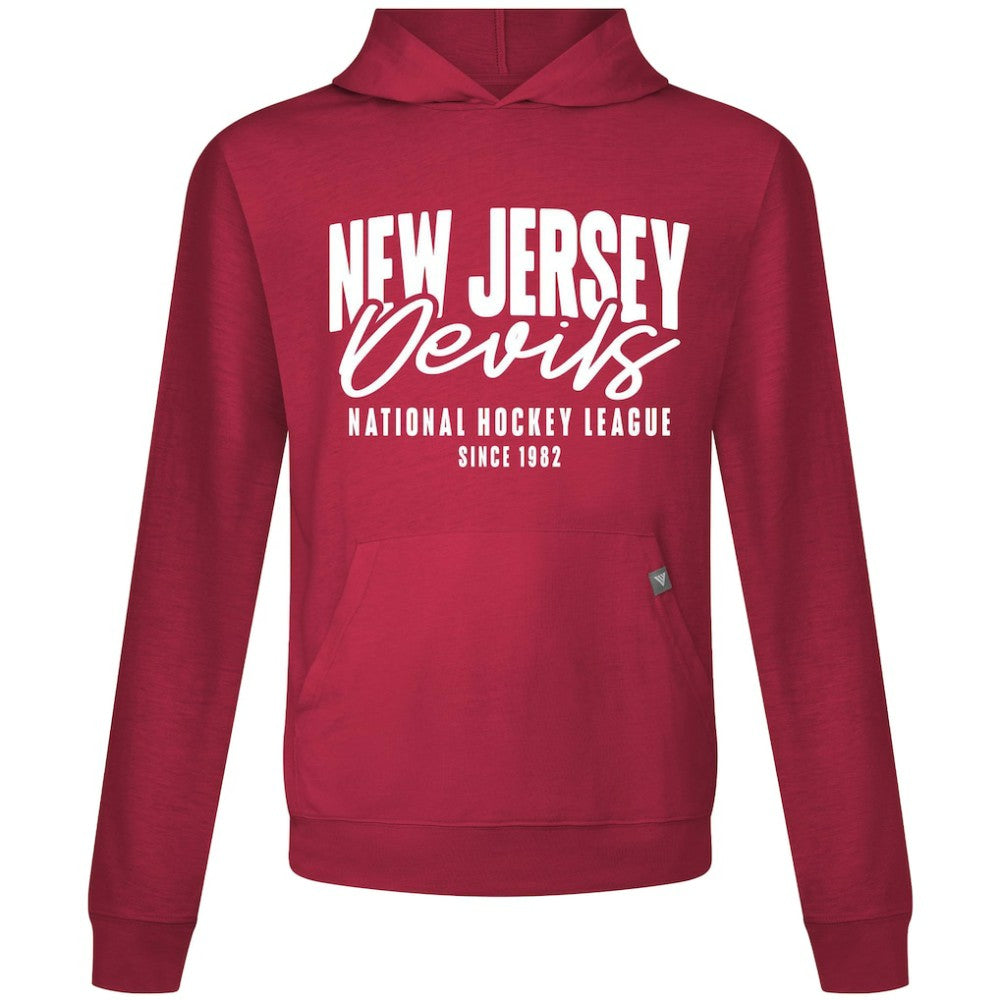 New Jersey Devils Levelwear Relay Response Pullover Hoodie - Red | US 203092079