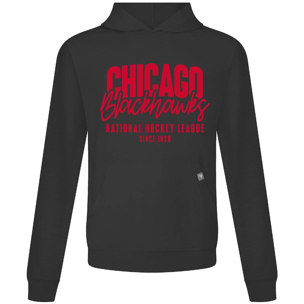 Chicago Blackhawks Levelwear Relay Response Pullover Hoodie - Black | US 203092086