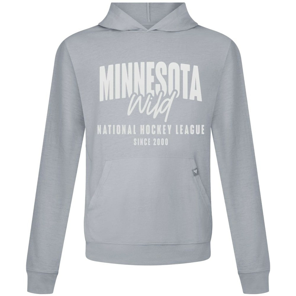 Minnesota Wild Levelwear Relay Response Pullover Hoodie - Gray | US 203092100