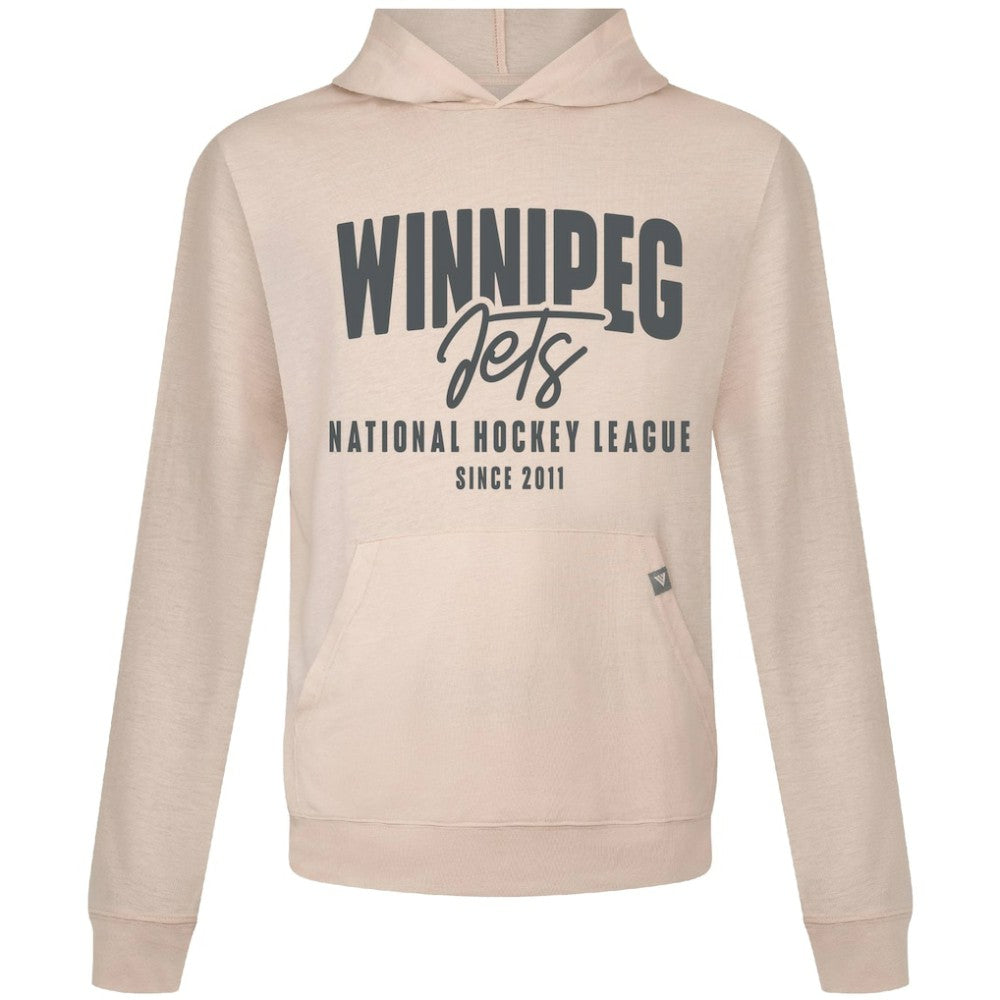Winnipeg Jets Levelwear Relay Response Pullover Hoodie - Khaki | US 203092125