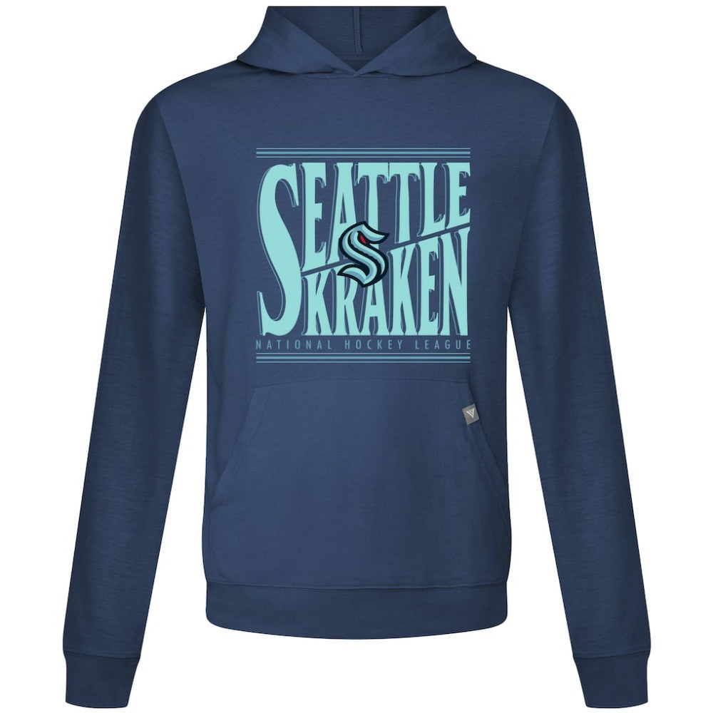 Seattle Kraken Levelwear Relay Powerhouse Pullover Hoodie - Deep Sea Blue | US 203092131