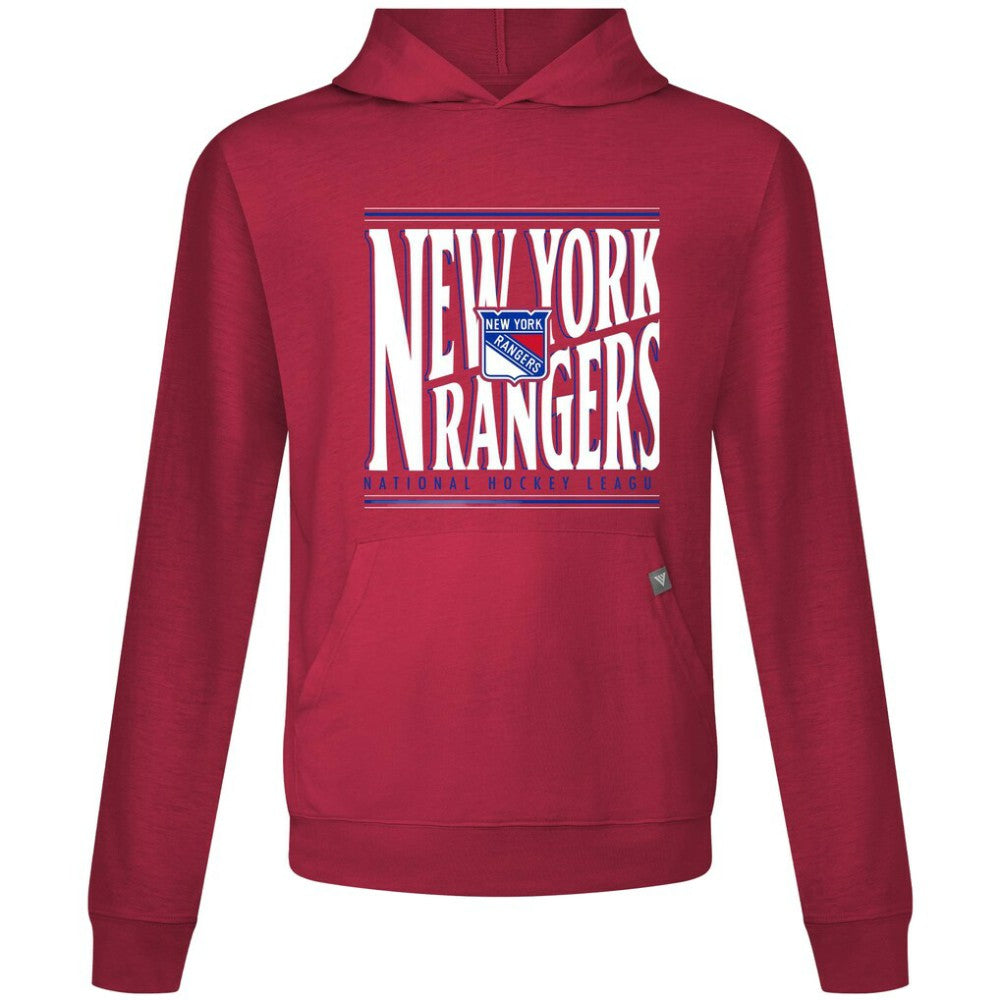 New York Rangers Levelwear Relay Powerhouse Pullover Hoodie - Red | US 203092178