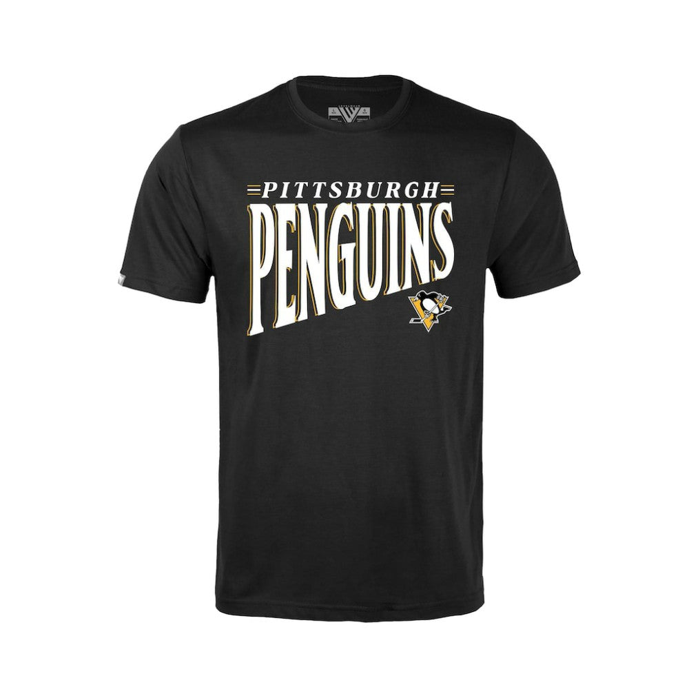 Pittsburgh Penguins Levelwear Youth Little Richmond Tally T-Shirt - Black | US 203092189
