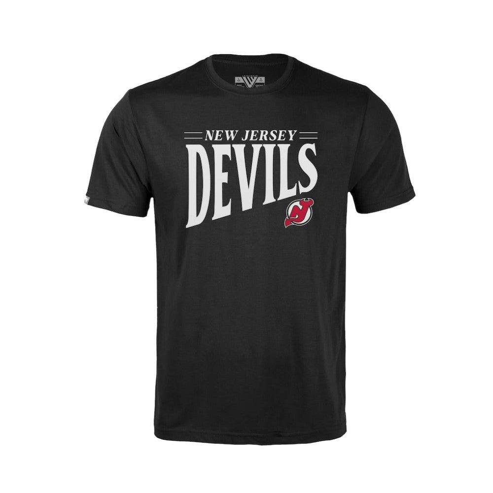 New Jersey Devils Levelwear Youth Little Richmond Tally T-Shirt - Black | US 203092192