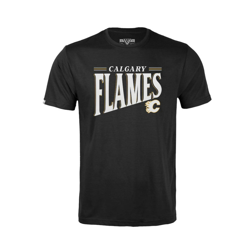 Calgary Flames Levelwear Youth Little Richmond Tally T-Shirt - Black | US 203092209
