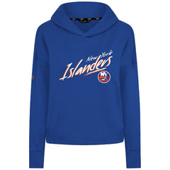 New York Islanders Levelwear Women's Sweet Sizzle Tri-Blend Cropped Pullover Hoodie - Royal | US 203092238