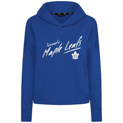 Toronto Maple Leafs Levelwear Women's Sweet Sizzle Tri-Blend Cropped Pullover Hoodie - Royal | US 203092245