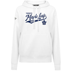 Toronto Maple Leafs Levelwear Women's Adorn Glide Pullover Hoodie - White | US 203092260