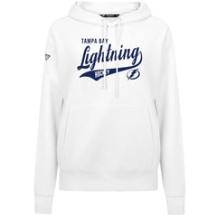 Tampa Bay Lightning Levelwear Women's Adorn Glide Pullover Hoodie - White | US 203092275
