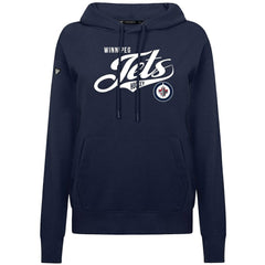 Winnipeg Jets Levelwear Women's Adorn Glide Pullover Hoodie - Navy | US 203092279