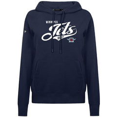 Winnipeg Jets Levelwear Women's Adorn Glide Pullover Hoodie - Navy | US 203092280