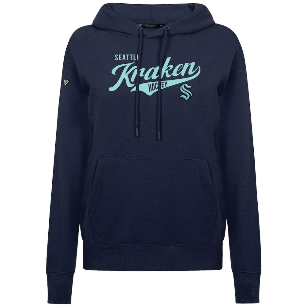 Seattle Kraken Levelwear Women's Adorn Glide Pullover Hoodie - Deep Sea Blue | US 203092281