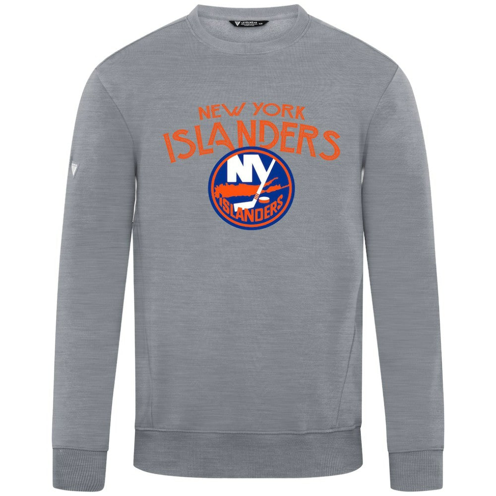 New York Islanders Levelwear Zane Mission Sweatshirt - Gray | US 203092285
